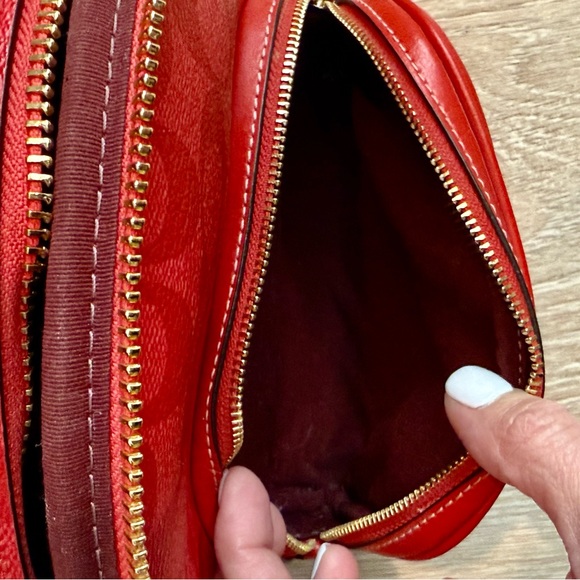 Coach Mini Signature Red Backpack-Authentic - Picture 10 of 16